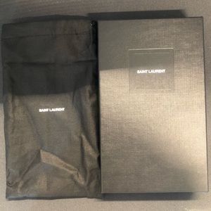 Saint Laurent Box + Dust Bag